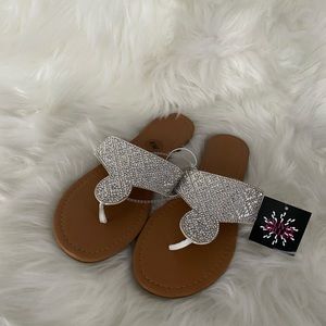 Pretty silver sandals